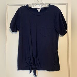 Navy J. Crew Tee